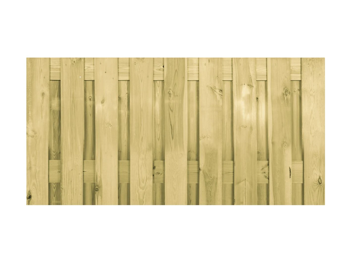 CarpGarant Scherm Vuren Recht Horizontaal 90 x 180 cm - Afbeelding 1